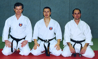 3 instructeurs karaté