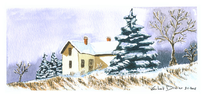 Paysage de neige 2002 - N°3