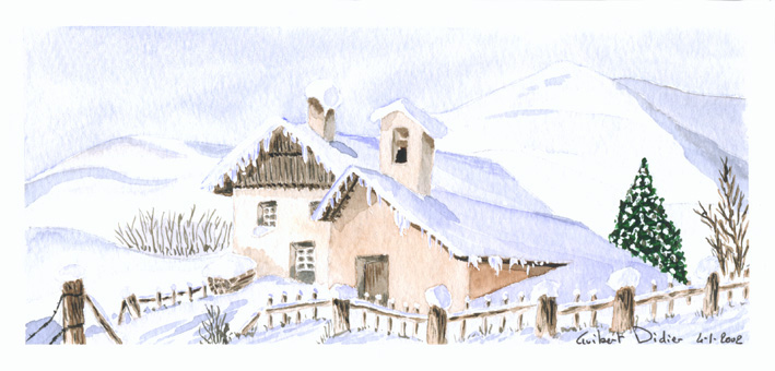 Paysage de neige 2002 - N°4