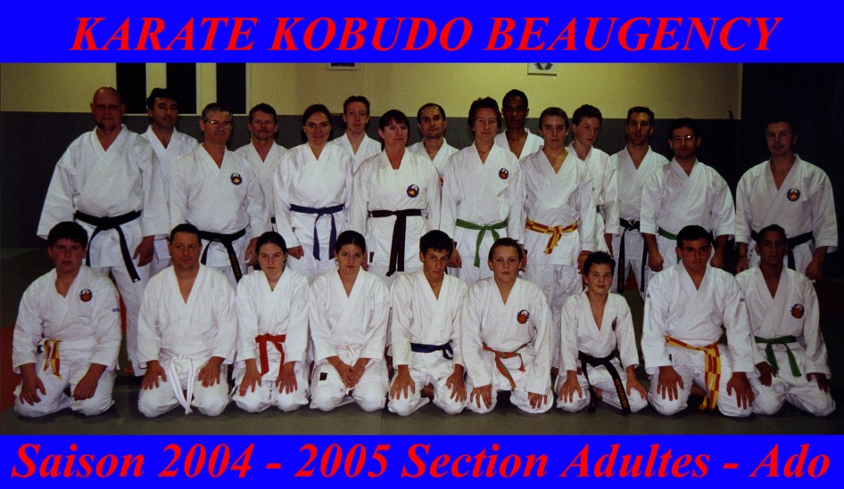 KKB karaté adultes 2004