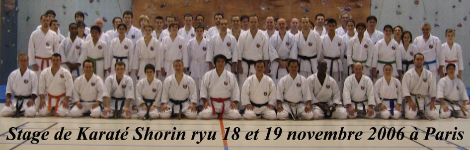 Paris stage karaté nov