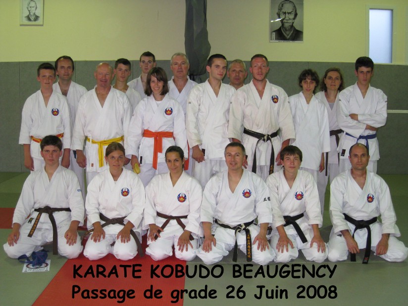 Grade karaté juin 2008