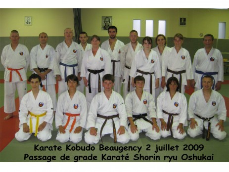Grade karaté 2009