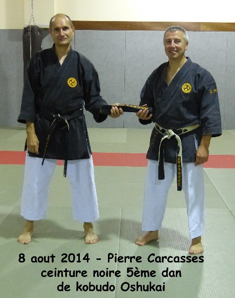 Pierre 5e dan kobudo