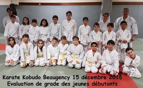 Jeunes débutants grades