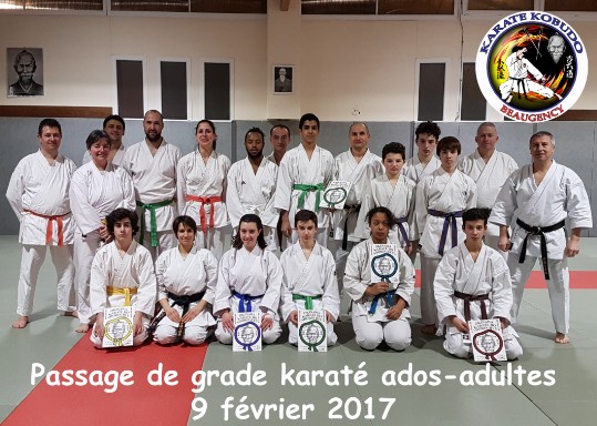 Grade Karaté KKB février