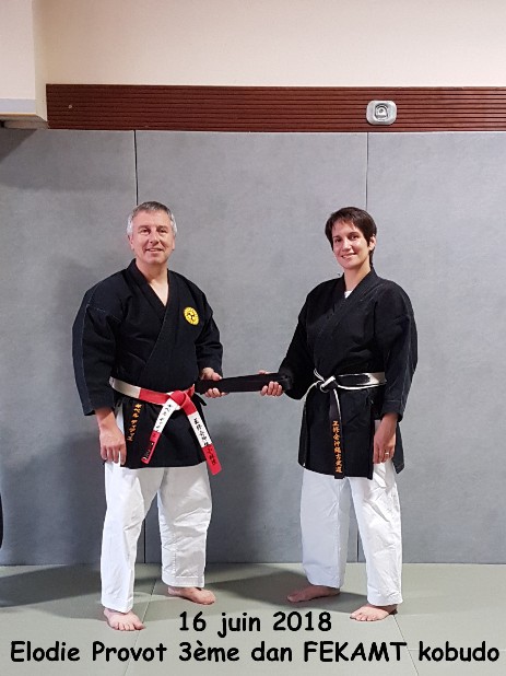 Élodie 3e dan kobudo