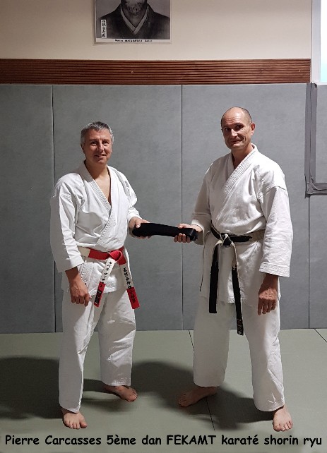 Pierre 5e dan karaté