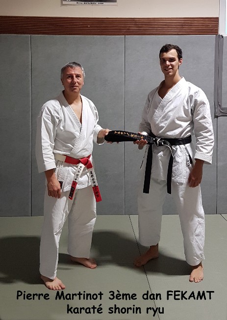 Pierre Martinot 3e dan karaté