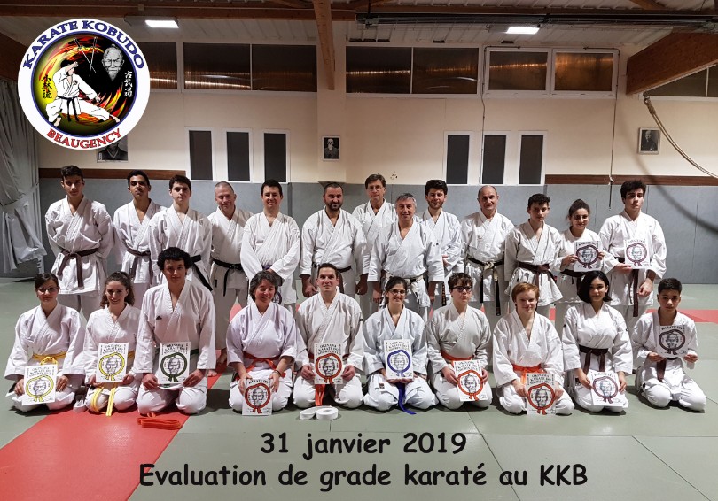 Grade Karaté KKB janvier