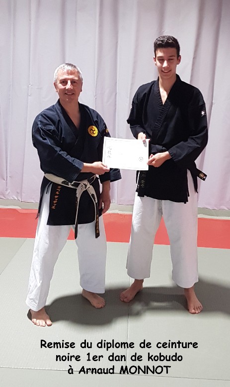 Arnaud 1er Dan Kobudo