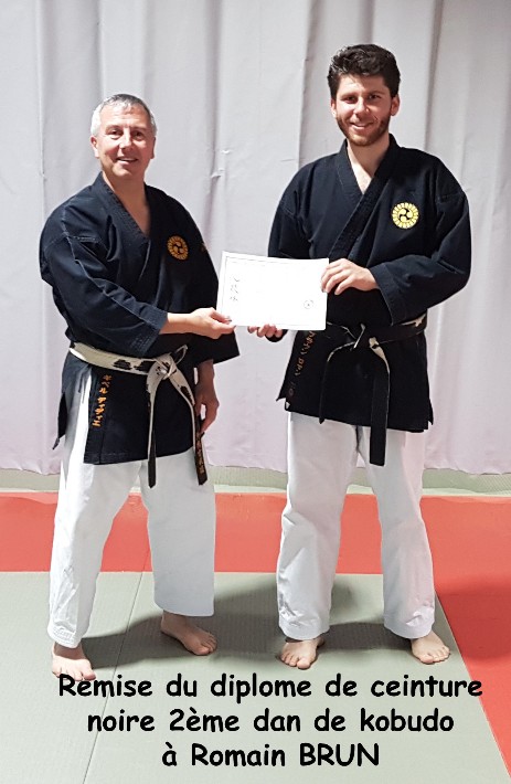 Romain 2ème Dan Kobudo