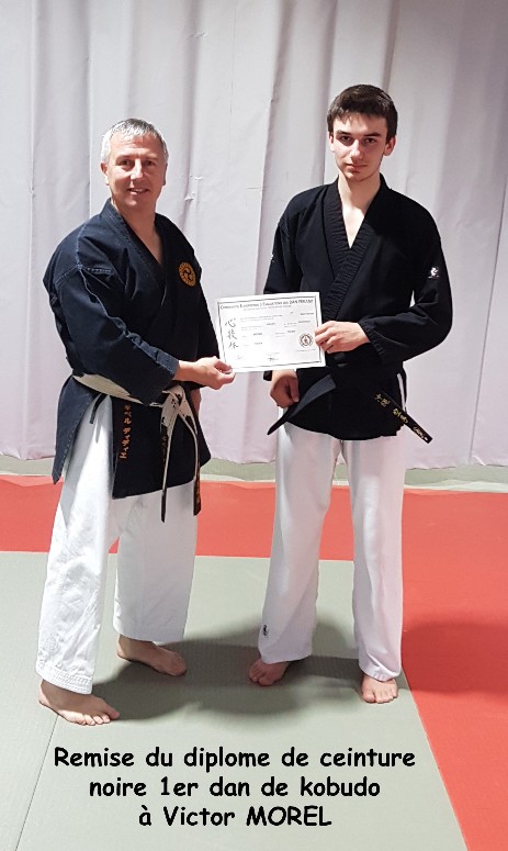 Victor 1er Dan Kobudo