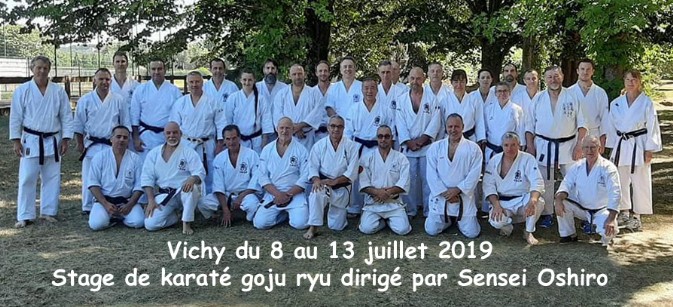 Stage Karaté Sensei Oshiro Vichy