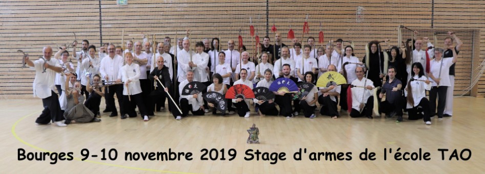 Stage armes École TAO groupe