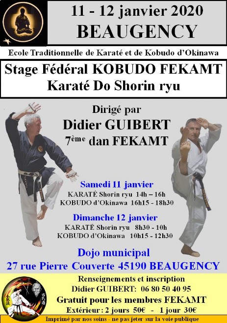 Stage FEKAMT Beaugency