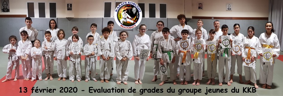 Grade jeunes Karaté KKB
