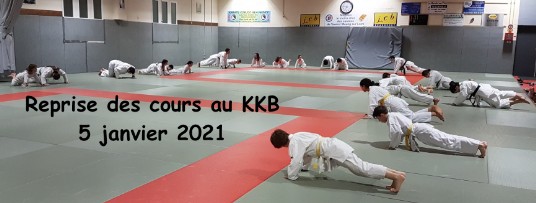 Reprise cours jeunes KKB janvier 2021