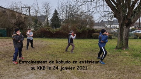 Entraînement extérieur Kobudo 24 janv