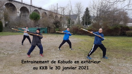 Entraînement extérieur Kobudo 30 janv