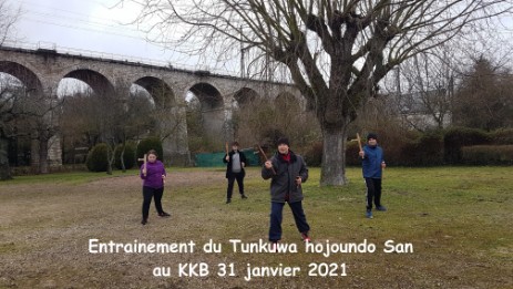 Entraînement extérieur Kobudo 31 janv