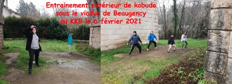 Entraînement extérieur Kobudo 6 fév