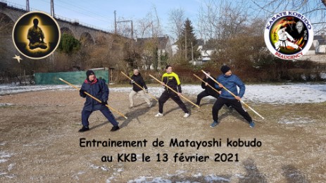 Entraînement extérieur Kobudo 13 fév