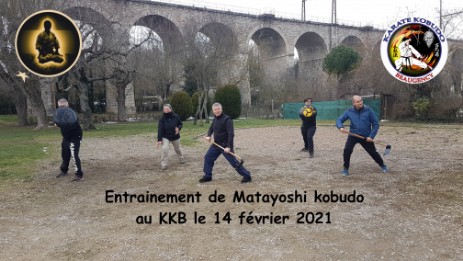 Entraînement extérieur Kobudo 14 fév