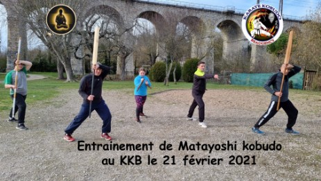 Entraînement extérieur Kobudo 21 fév