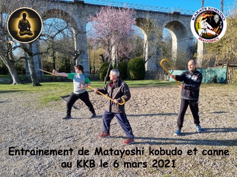 Entraînement extérieur Kobudo 6 mars