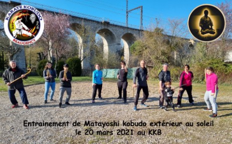 Entraînement extérieur Kobudo 20 mars