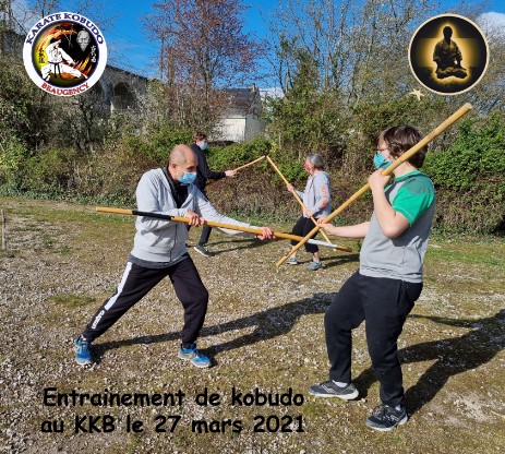 Entraînement extérieur Kobudo 27 mars