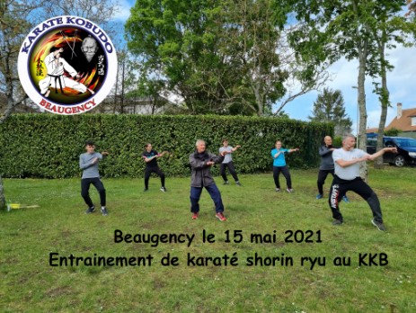 Entraînement extérieur Karaté 15 mai