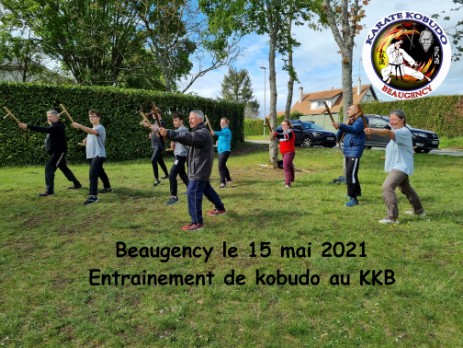 Entraînement extérieur Kobudo 15 mai