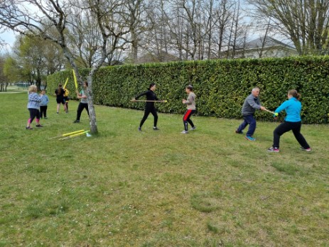 Entraînement extérieur Karaté 17 avril