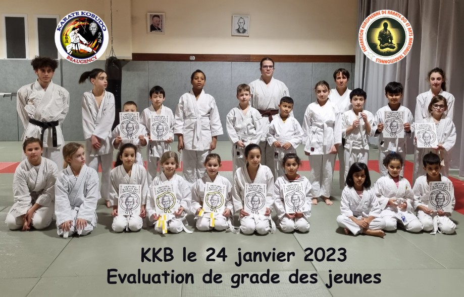 Grade Karaté jeunes