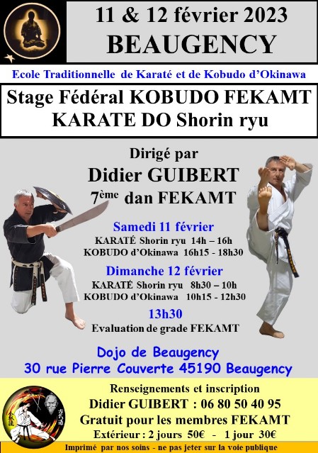 Évaluation Dan FEKAMT Beaugency