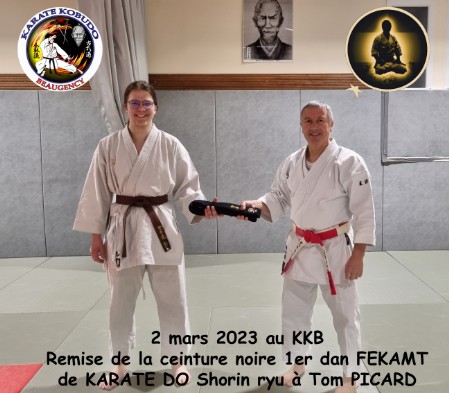 Tom Picard 1er Dan Karaté