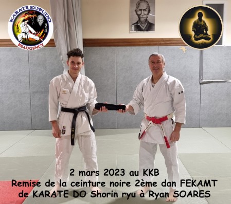 Ryan Soares 2ème Dan Karaté