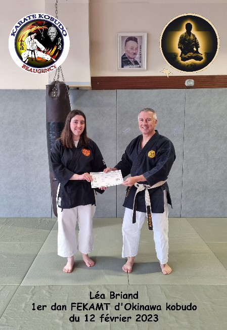 Léa Briand 1er Dan Kobudo