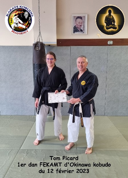 Tom Picard 1er Dan Kobudo
