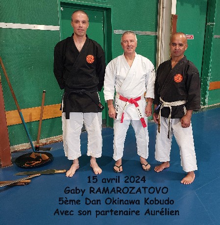 Gaby 5ème dan Kobudo