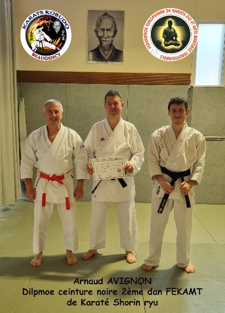 Arnaud Avignon 2ème dan karaté