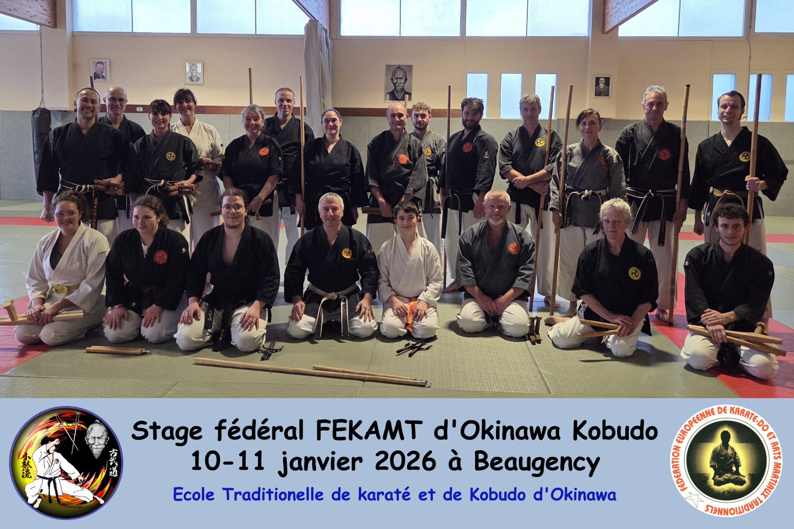 Stage Kobudo à Beaugency - janvier 2026