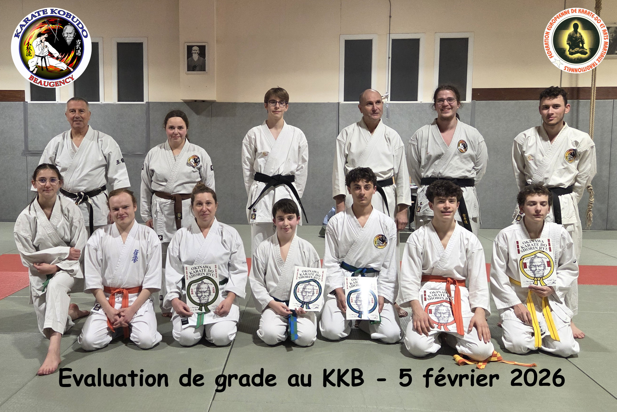 Évaluation de grade Karaté - ados et adultes