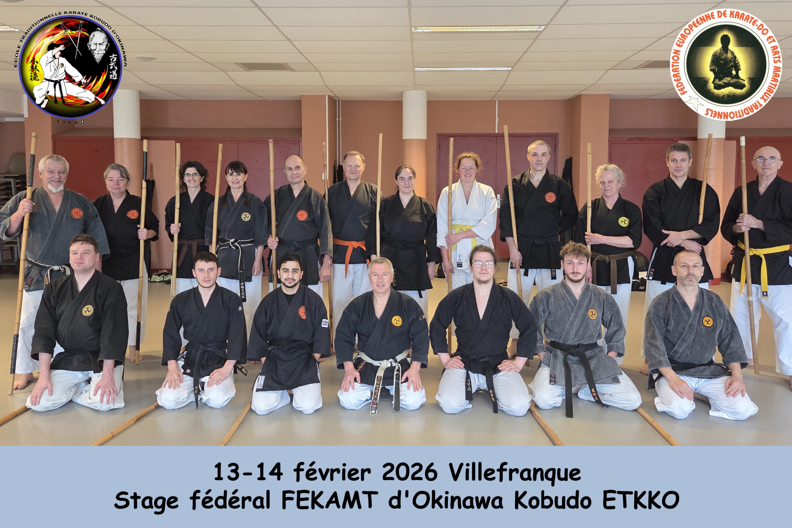 Stage Kobudo à Villefranque - février 2026