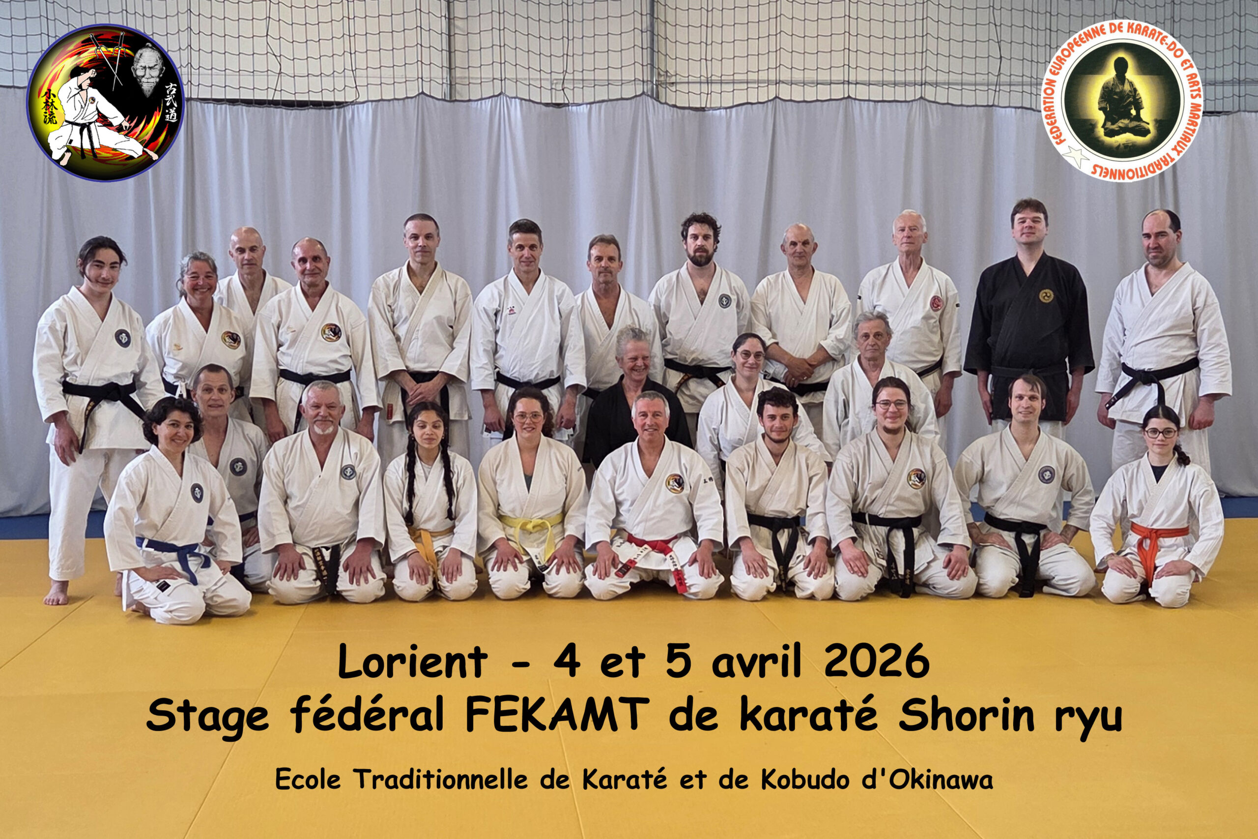 Stage Karaté à Lorient - avril 2026