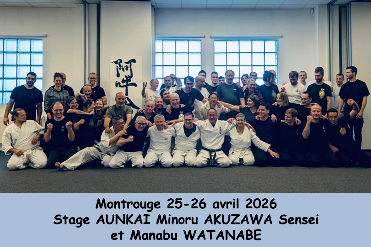 Photo de groupe stage Aunkai - avril 2026