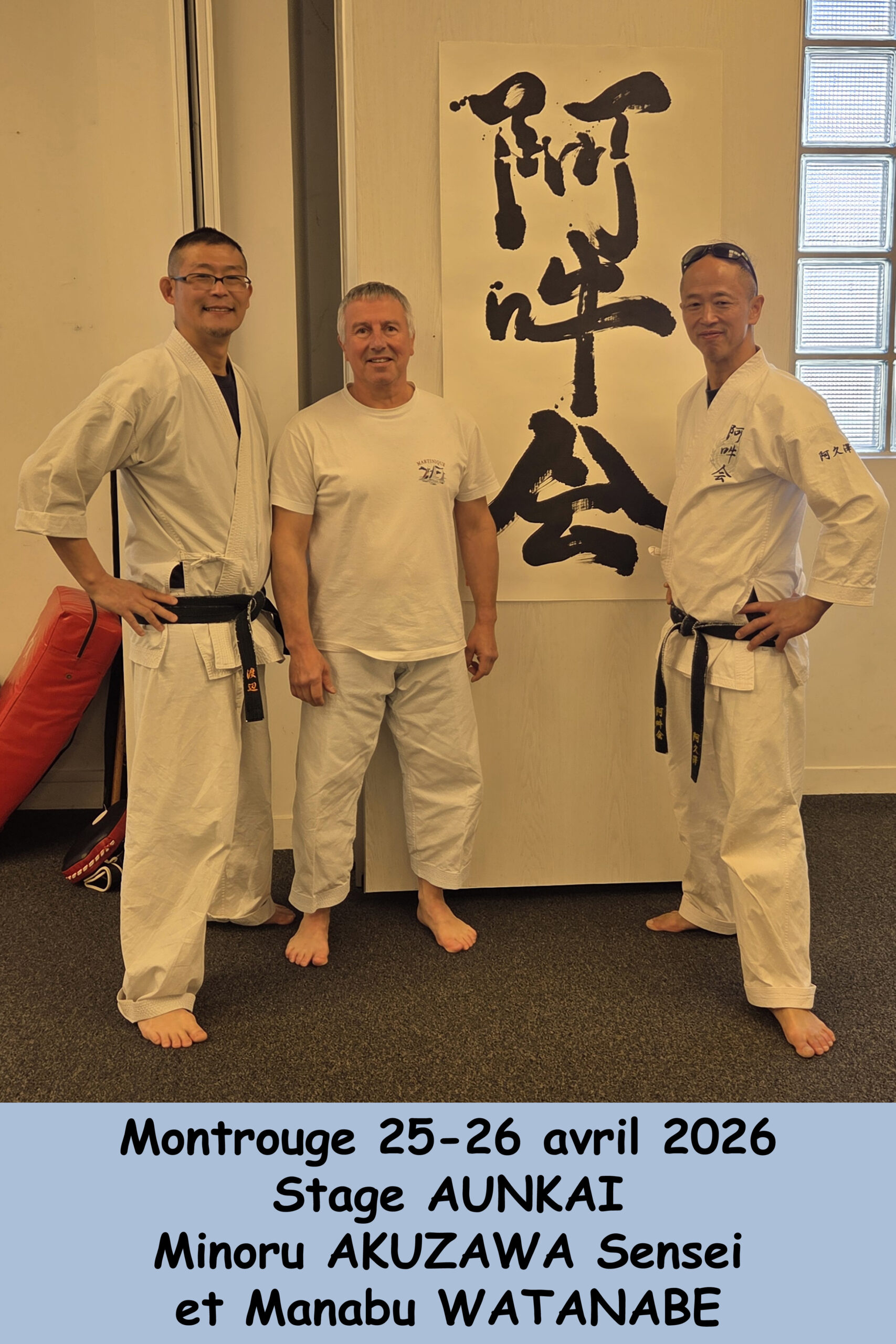 Stage Aunkai avec Sensei Akuzawa - avril 2026