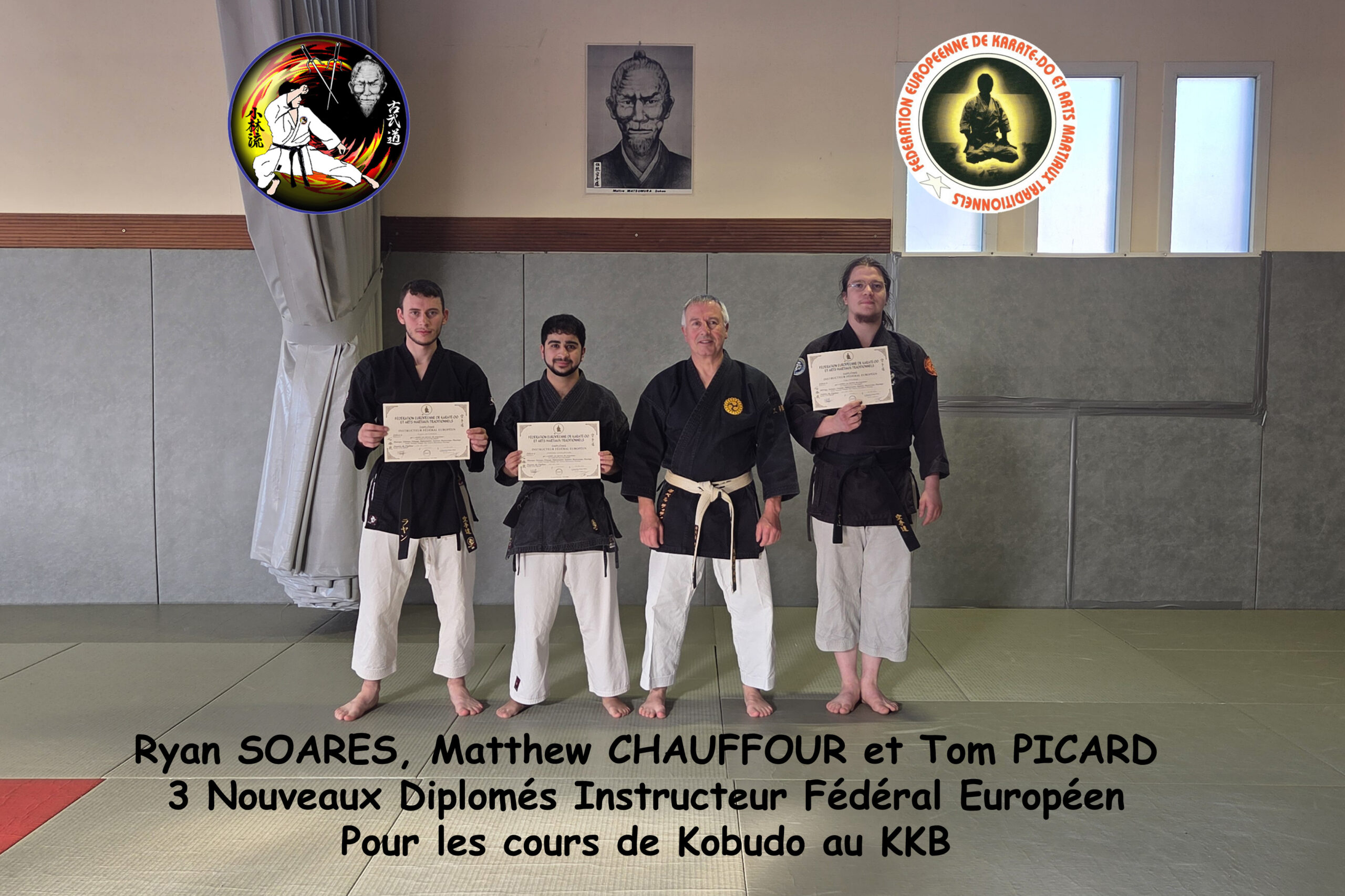 Diplômes DIFE Kobudo FEKAMT — 21 mai 2026